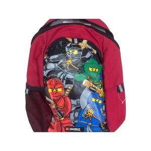 LEGO Ninjago Red Black Backpack School Bag Kids Childrens